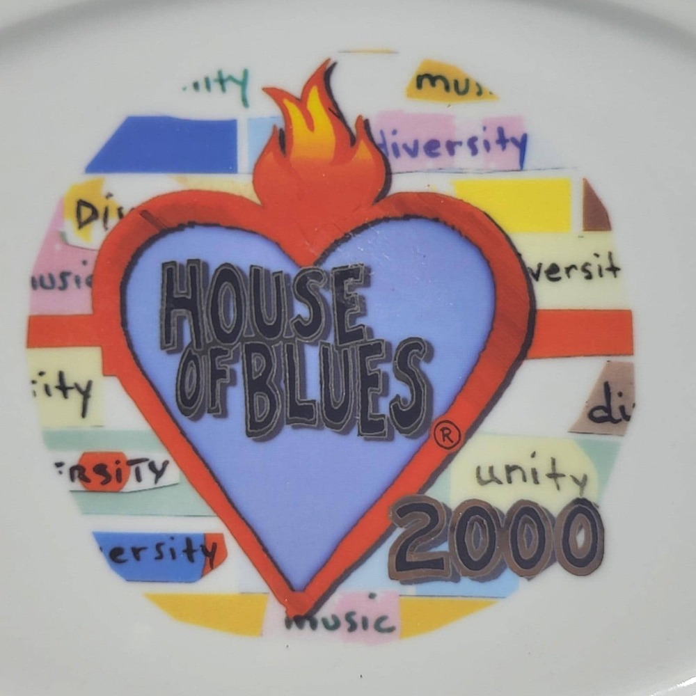 Rare House of Blues 2000 Unity In Diversity Oval Platter 12.5" Proof 2 B5373 - Picture 2 of 9
